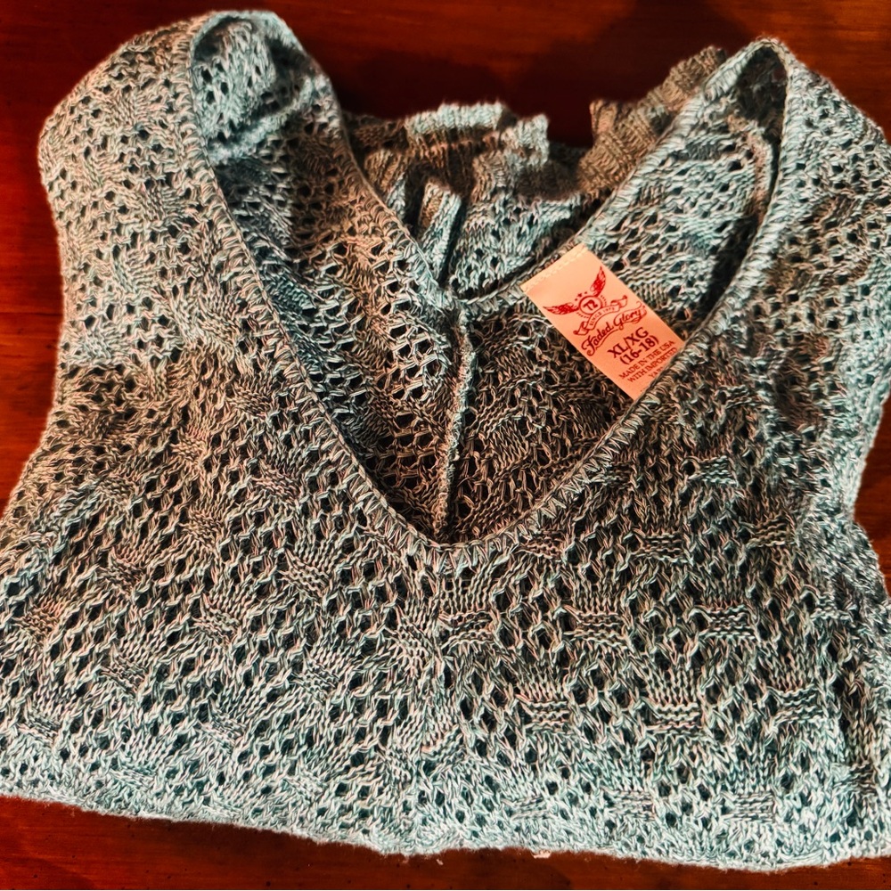 Blue Knit Sweater